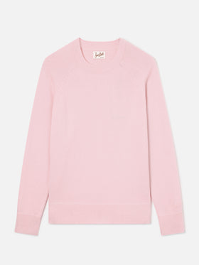 Pull en laine Pink Delphine à col rond 