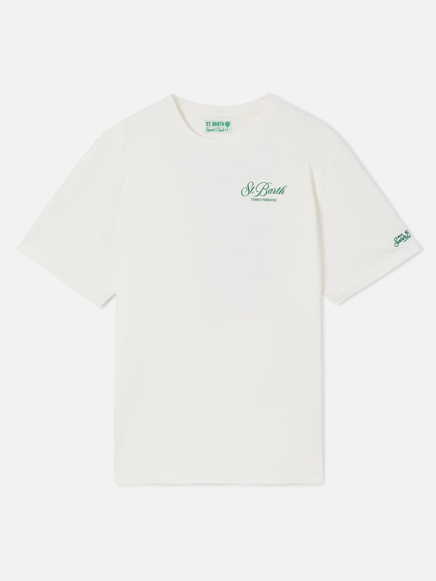 Delmar T-Shirt in Weiß mit Peanuts Tennis Paradise-Print 