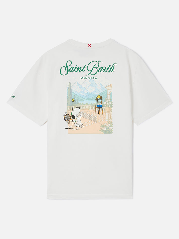 Camiseta Delmar en blanco con estampado Peanuts Tennis Paradise 
