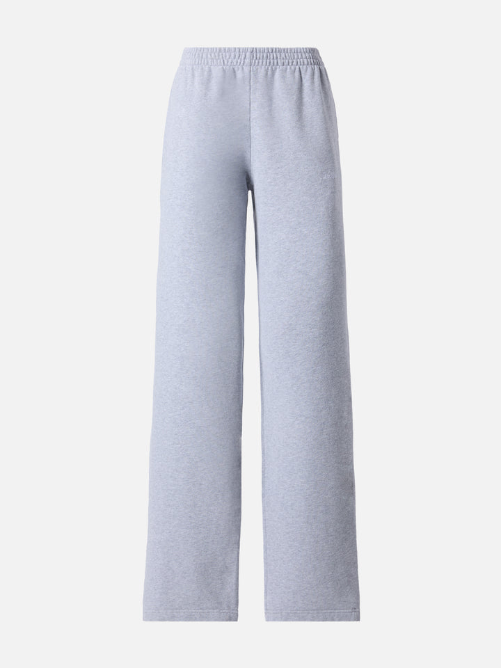Joggers fondo dritto Deena grigio melange