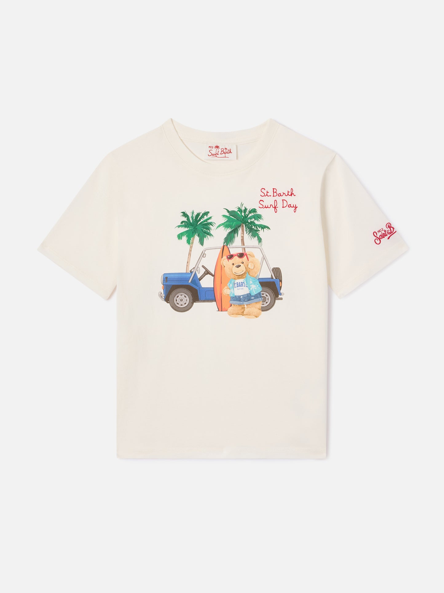 Denver Jr T-Shirt mit Surf Day-Stickerei 