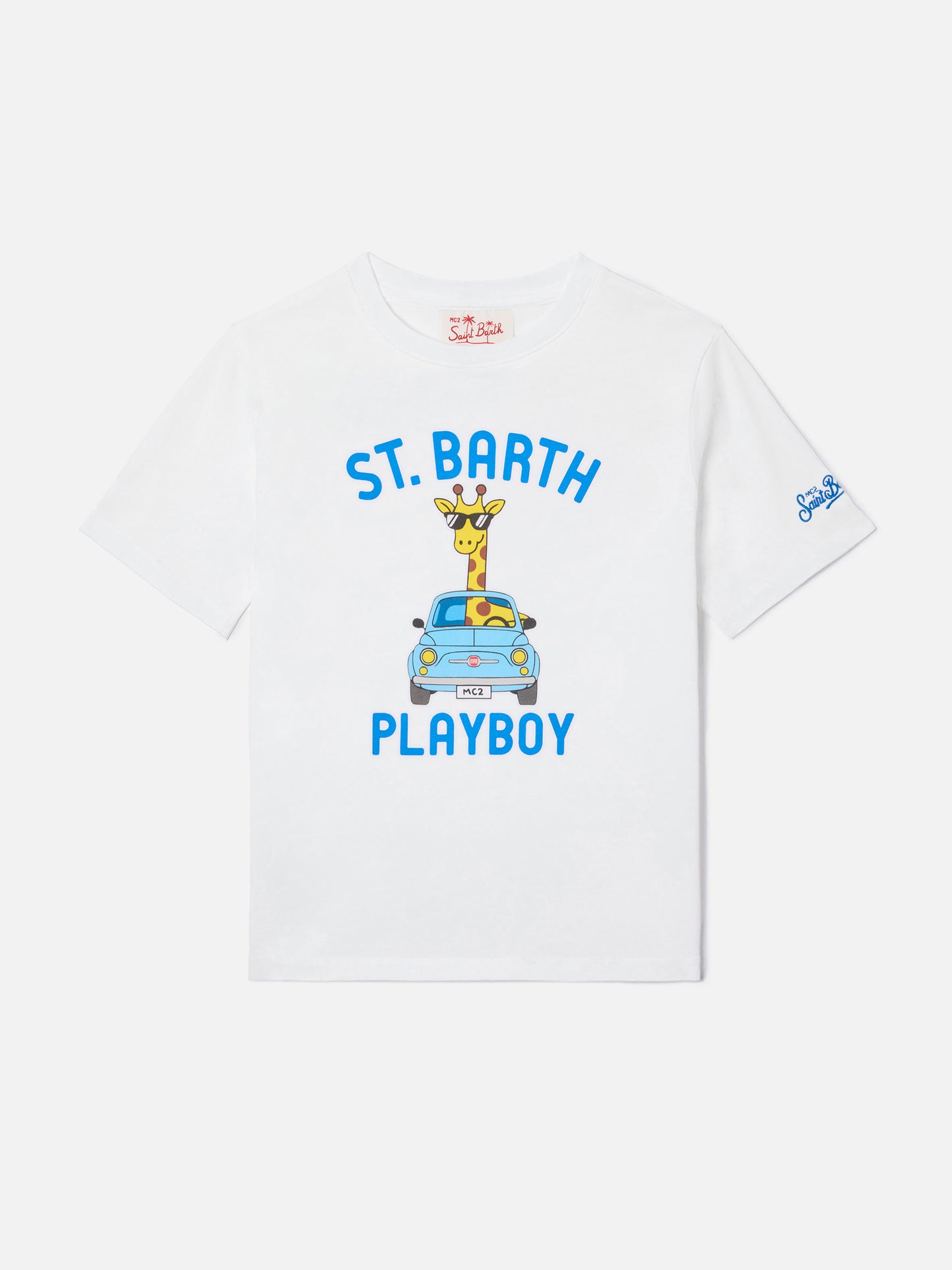 Denver Jr T-Shirt mit St. Barth Playboy-Maxiprint 