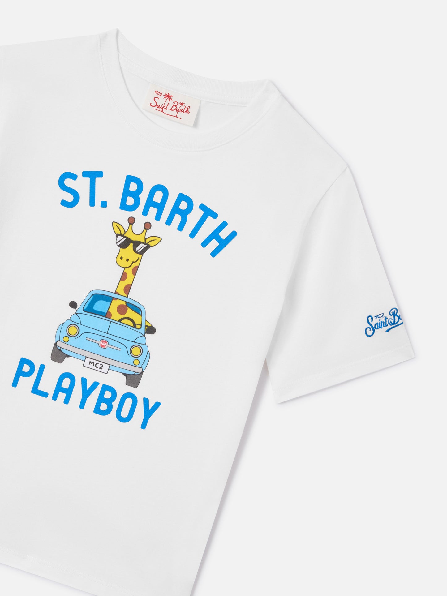 Denver Jr T-Shirt mit St. Barth Playboy-Maxiprint 