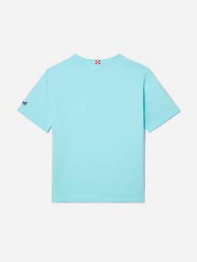 Denver Jr t-shirt with Vita Smeralda embroidery