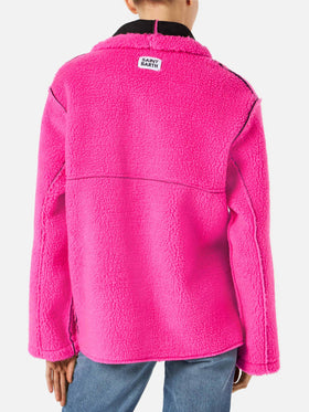 Woman reversible shearling jacket