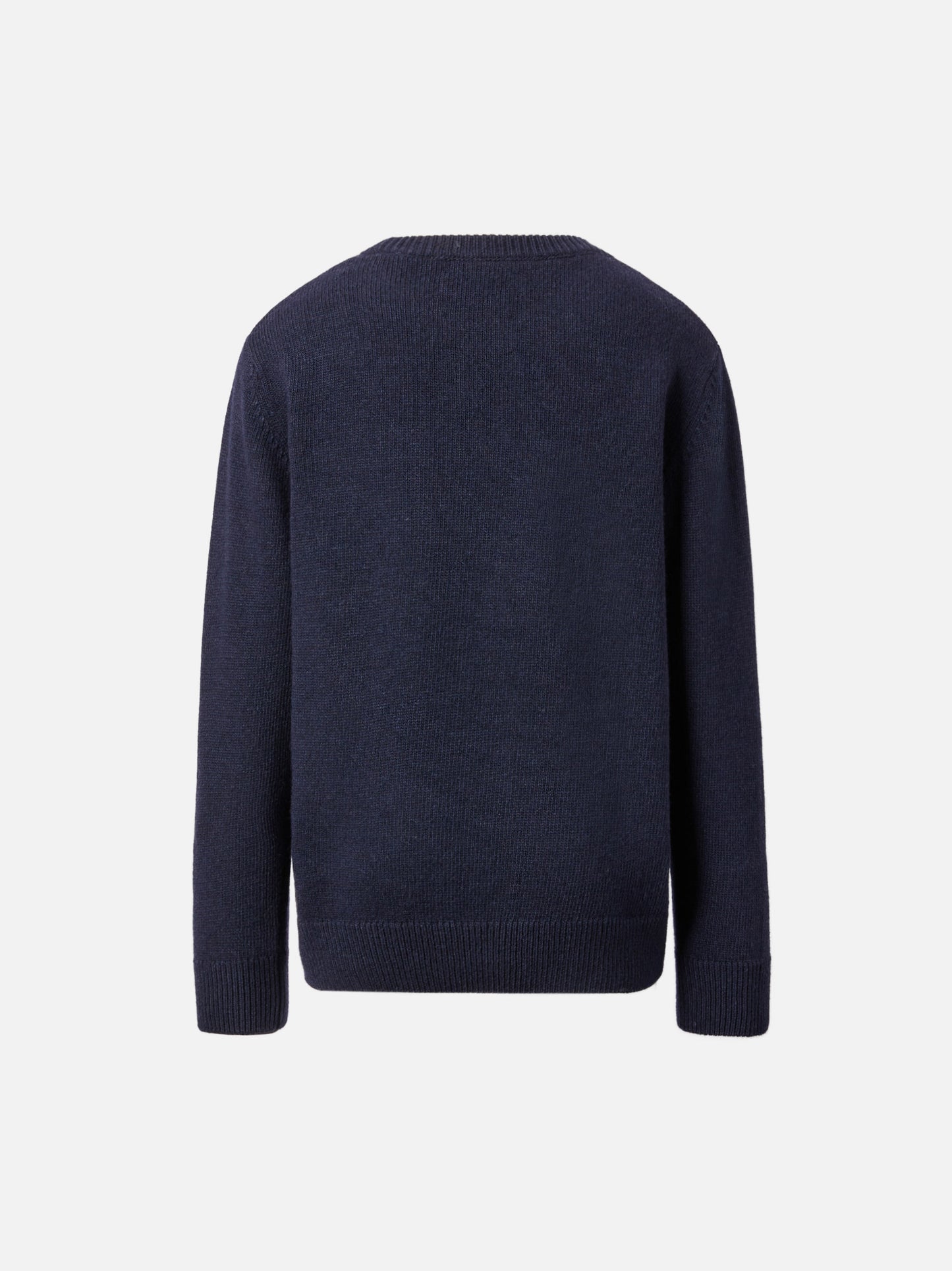 Douglas sweater in cashmere blend with Vacanze di Natale jacquard | VACANZE DI NATALE SPECIAL EDITION
