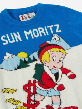 Douglas-Sweatshirt mit Richie-Rich-Jacquardmuster | RICHIE-RICH-SONDEREDITION