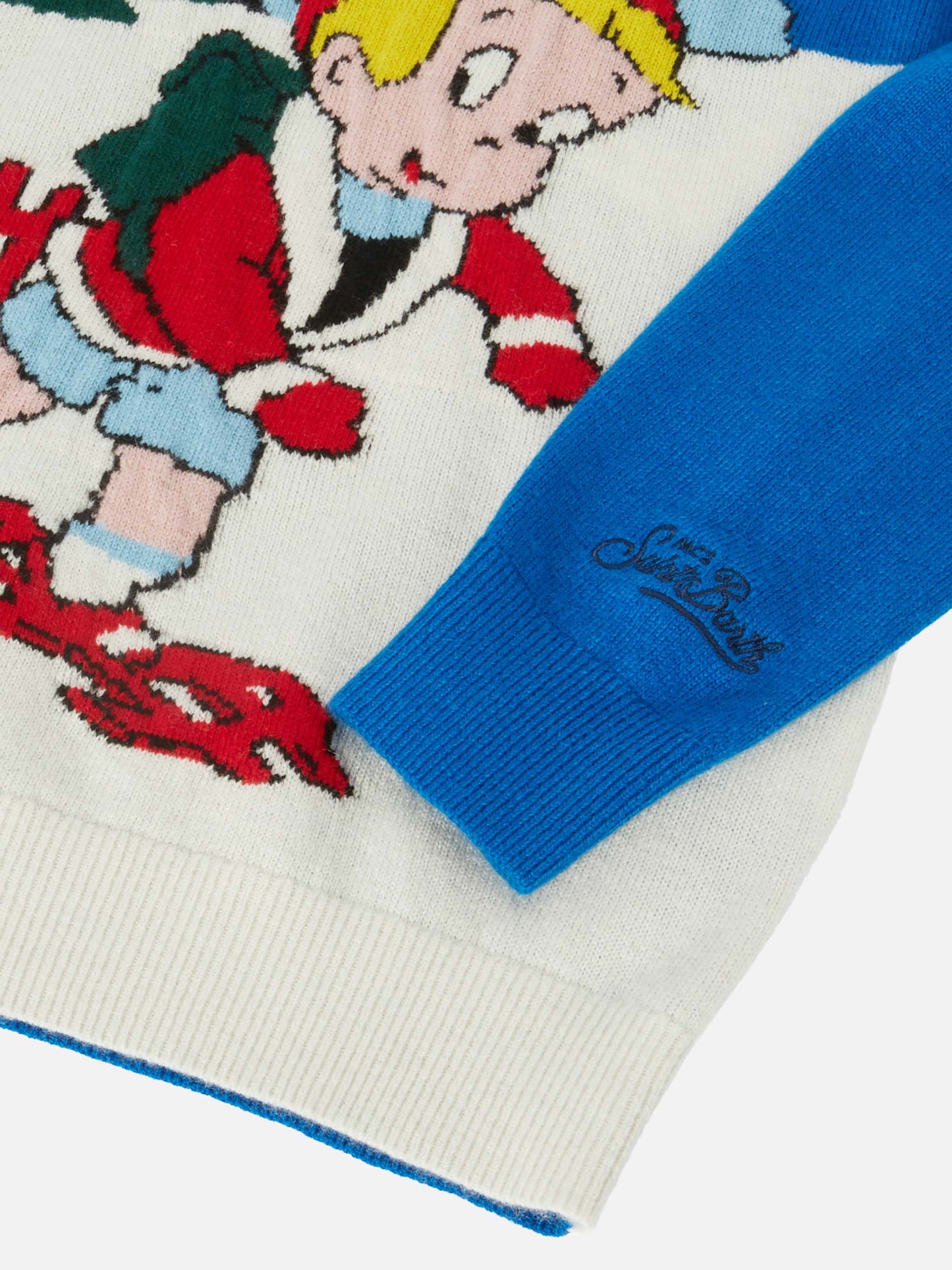 Douglas-Sweatshirt mit Richie-Rich-Jacquardmuster | RICHIE-RICH-SONDEREDITION