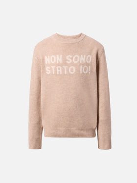 Sweater Douglas in cashmere blend with Non sono stato io! jacquard