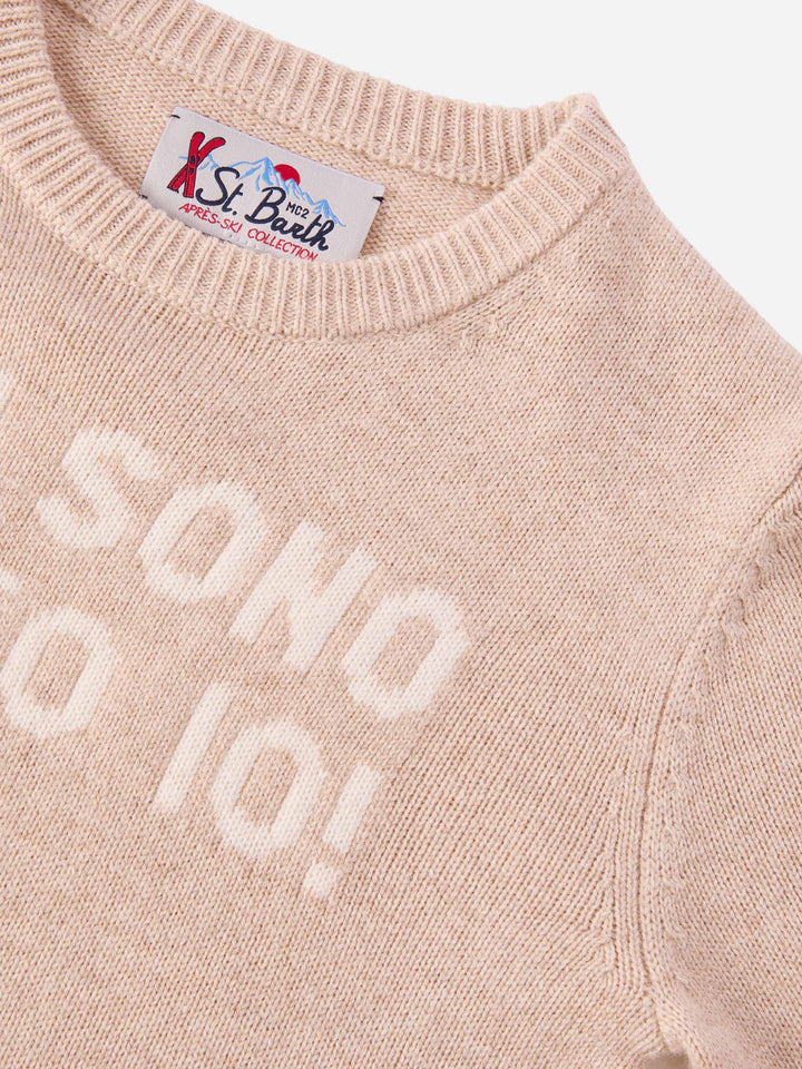 Sweater Douglas in cashmere blend with Non sono stato io! jacquard
