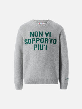 Maglione girocollo Douglas con jacquard Bello e monello