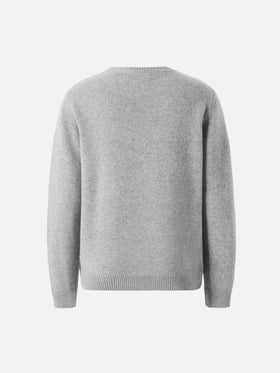 Maglione girocollo Douglas con jacquard Bello e monello