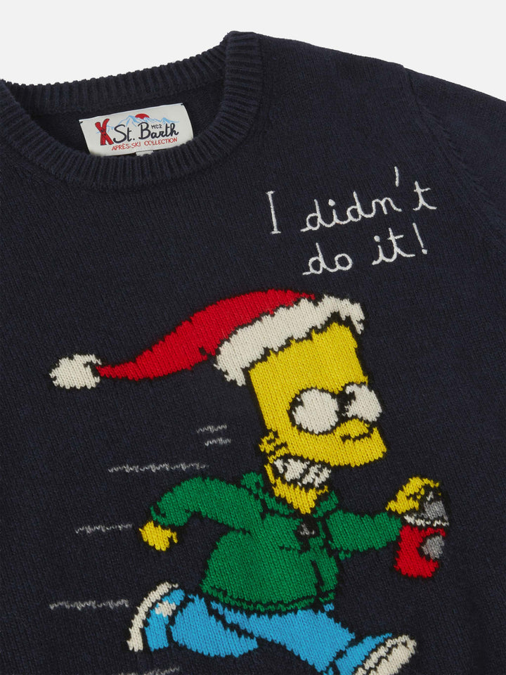 Crewneck  Douglas with Barth Simpson jacquard and embroidery | THE SIMPSON SPECIAL EDITION