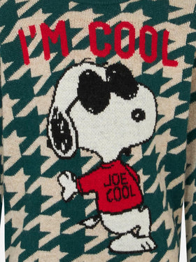 Boy crewneck sweater with Snoopy jacquard | SNOOPY - PEANUTS™ SPECIAL EDITION