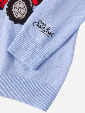 Sweater Douglas Light in cashmere blend with Snoopy jacquard | PEANUTS SPECIAL EDITION