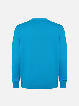 Girocollo Douglas con jacquard Courma postcard