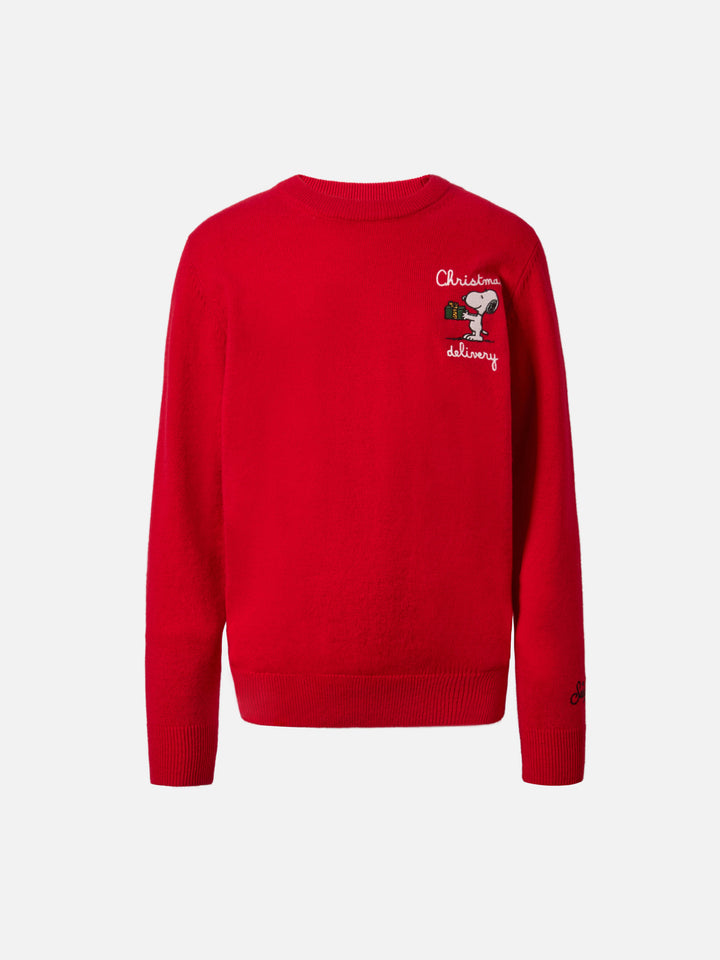 Sweater Douglas Light Embry in cashmere blend with Snoopy embroidery | PEANUTS SPECIAL EDITION
