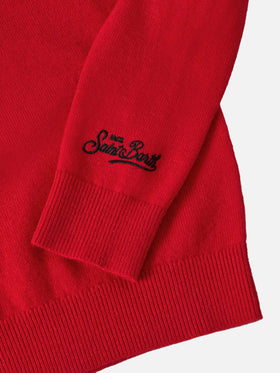 Maglione Douglas Light Embry in misto cashmere con ricamo Snoopy | PEANUTS SPECIAL EDITION