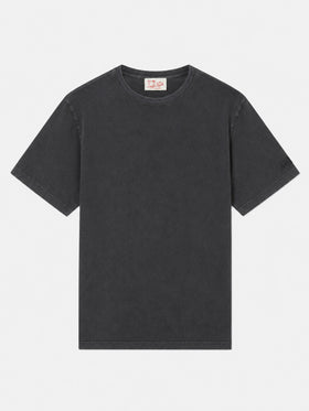 Black Dover T-shirt with logo embroidery