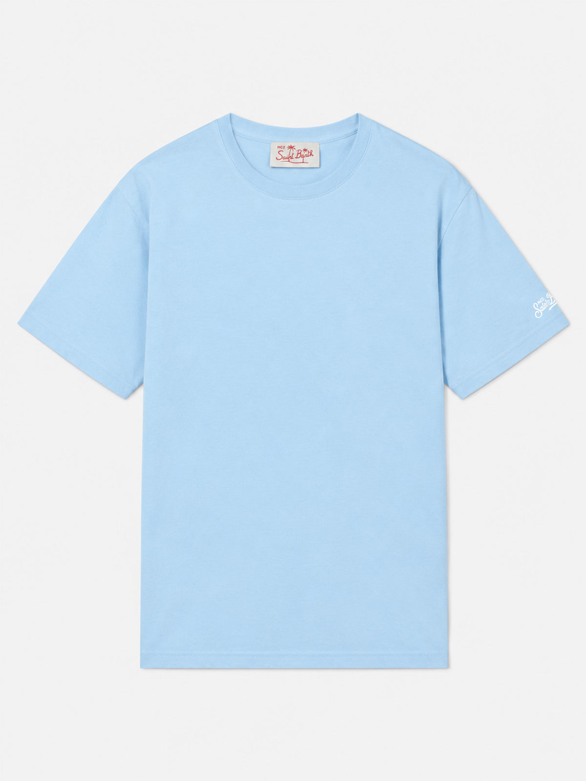 T-shirt Dover azzurra in cotone