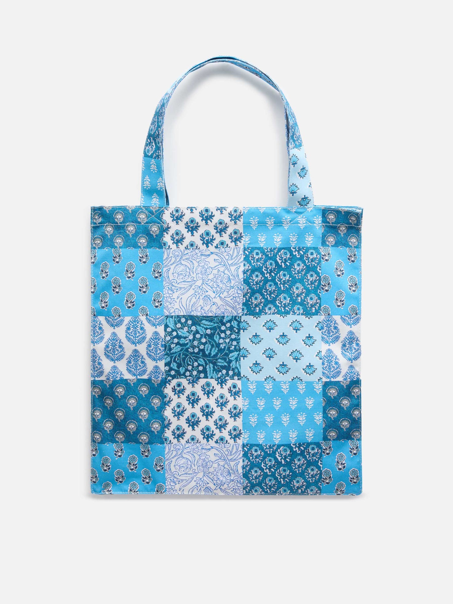 Borsa Essential in cotone floreale con logo Saint Barth