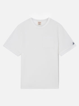 Ecstasea off-white linen jersey t-shirt