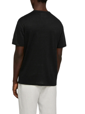 Tshirt Ecstasea in jersey di lino con taschino stampato e ricamato