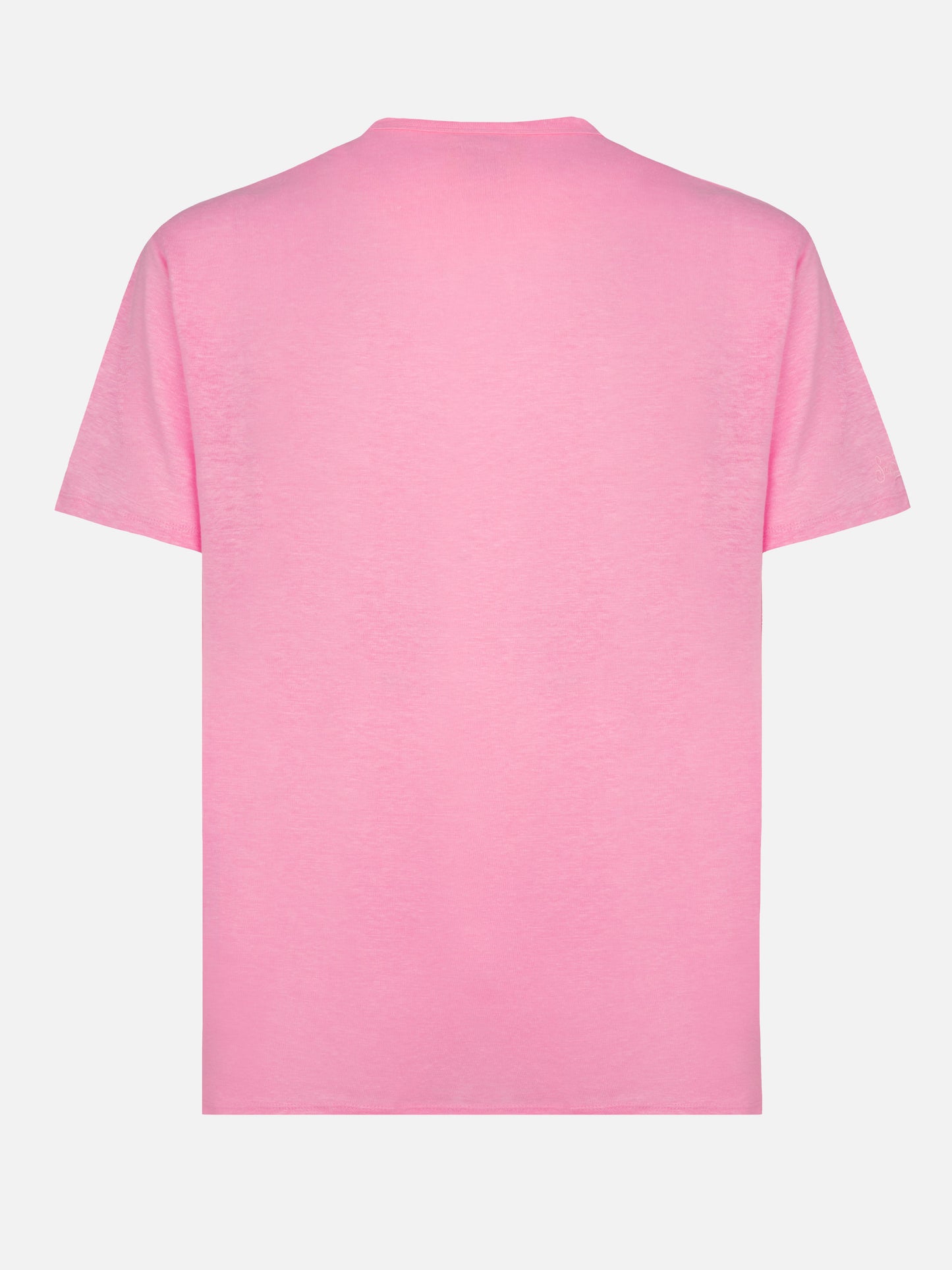 Tshirt Ecstasea in jersey di lino rosa
