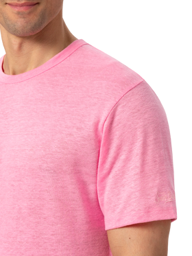 Tshirt Ecstasea in jersey di lino rosa