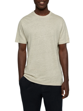 Tshirt Ecstasea in jersey di lino bianco sporco