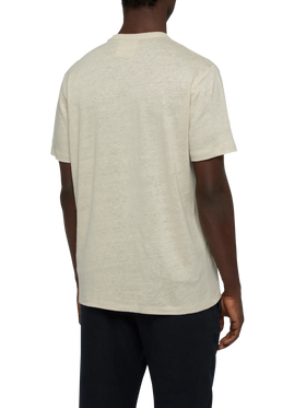 Tshirt Ecstasea in jersey di lino bianco sporco
