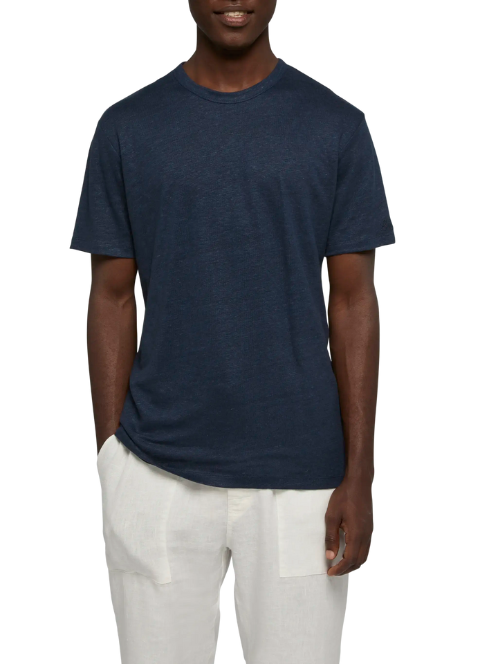 Tshirt Ecstasea in jersey di lino blu navy