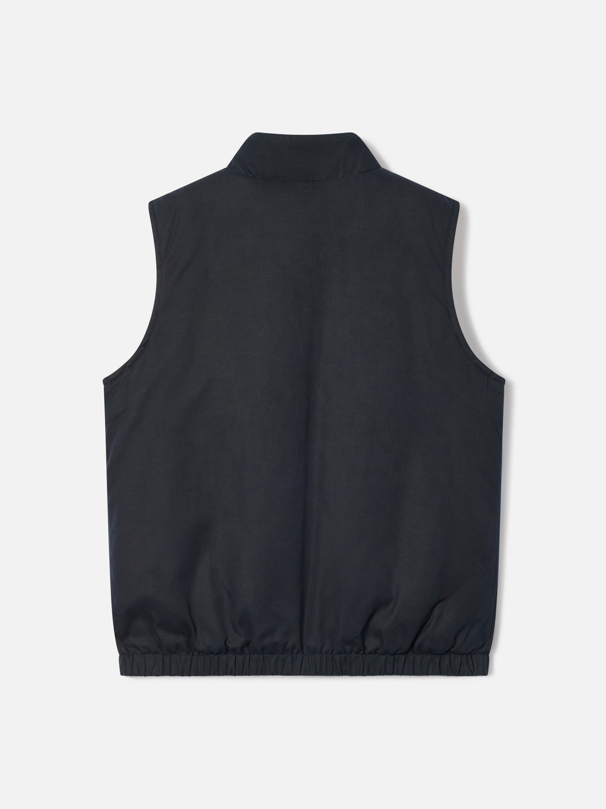 Chaleco encerado Edgar Navy blue con cuello de pana 