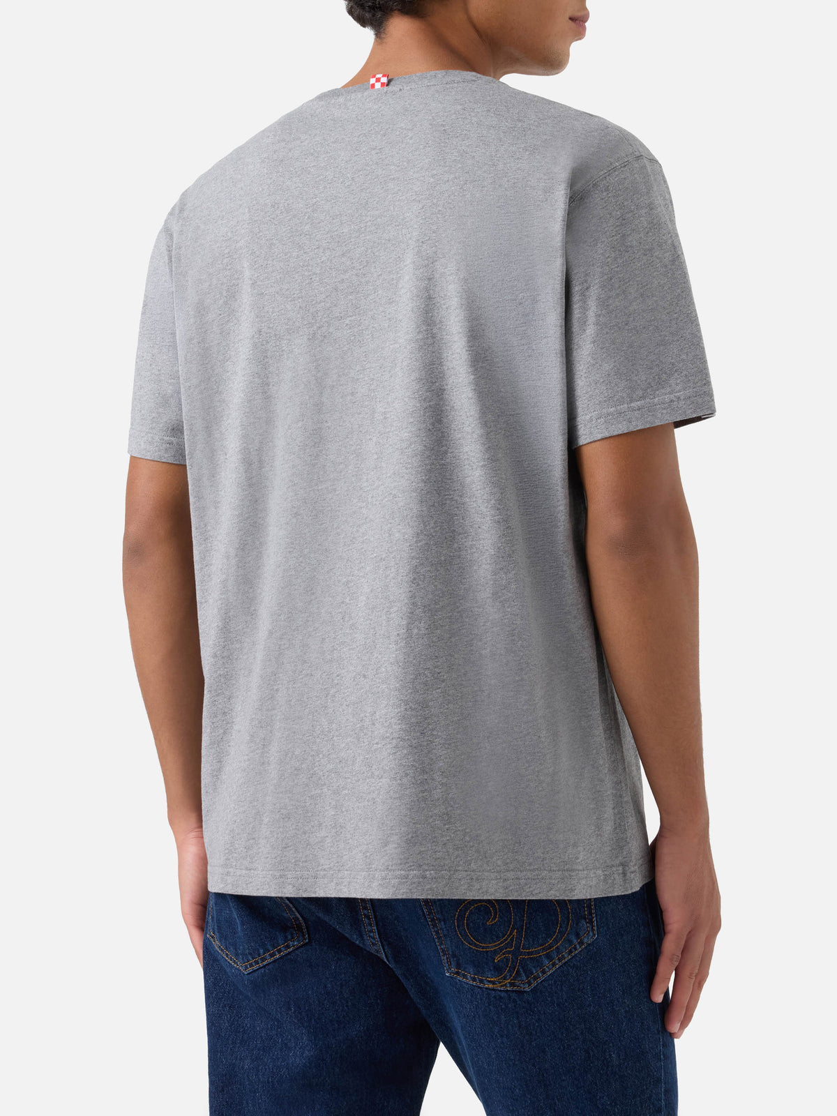 Jedes T-Shirt aus grauer Baumwolle 