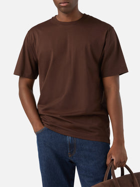 T-shirt Every marrone in cotone