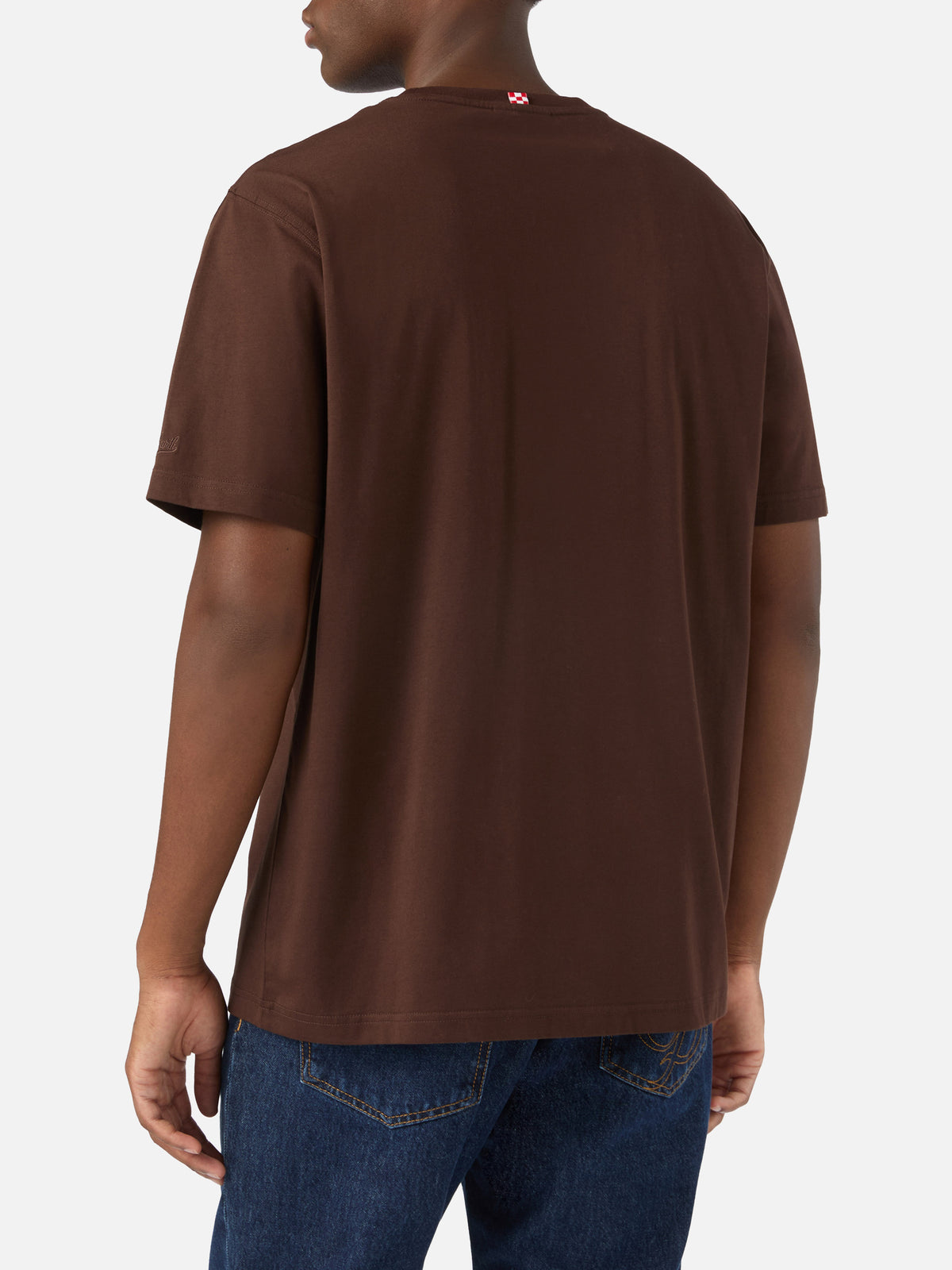 T-shirt Every marrone in cotone