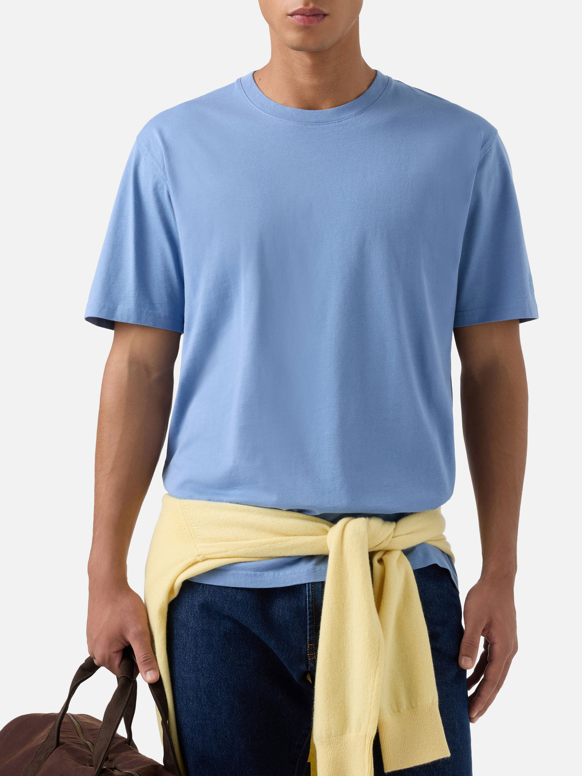 Chaque t-shirt en coton blue 
