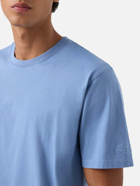 Chaque t-shirt en coton blue 