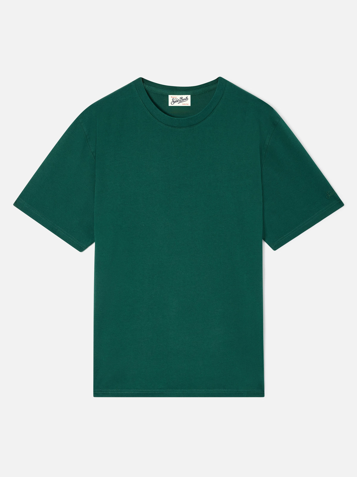 Chaque t-shirt en coton vert 