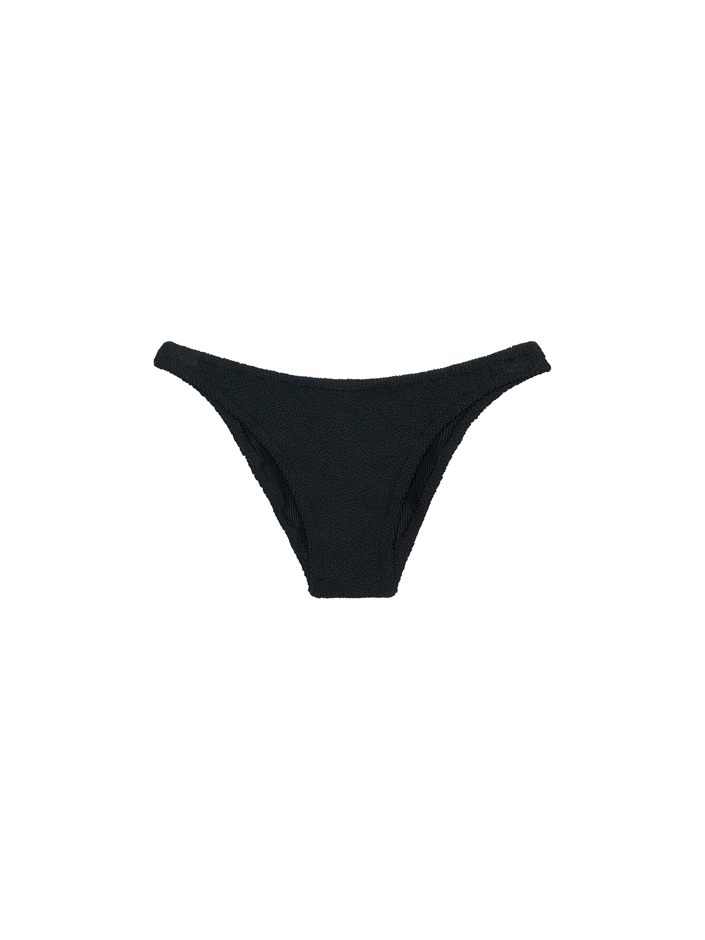 Slip da bagno da donna nero classico crinkle Elise