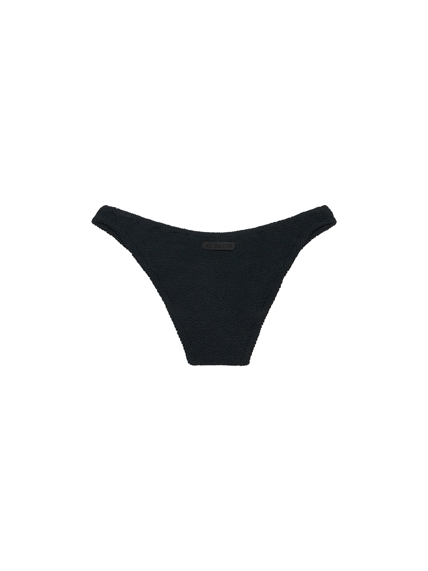 Slip da bagno da donna nero classico crinkle Elise