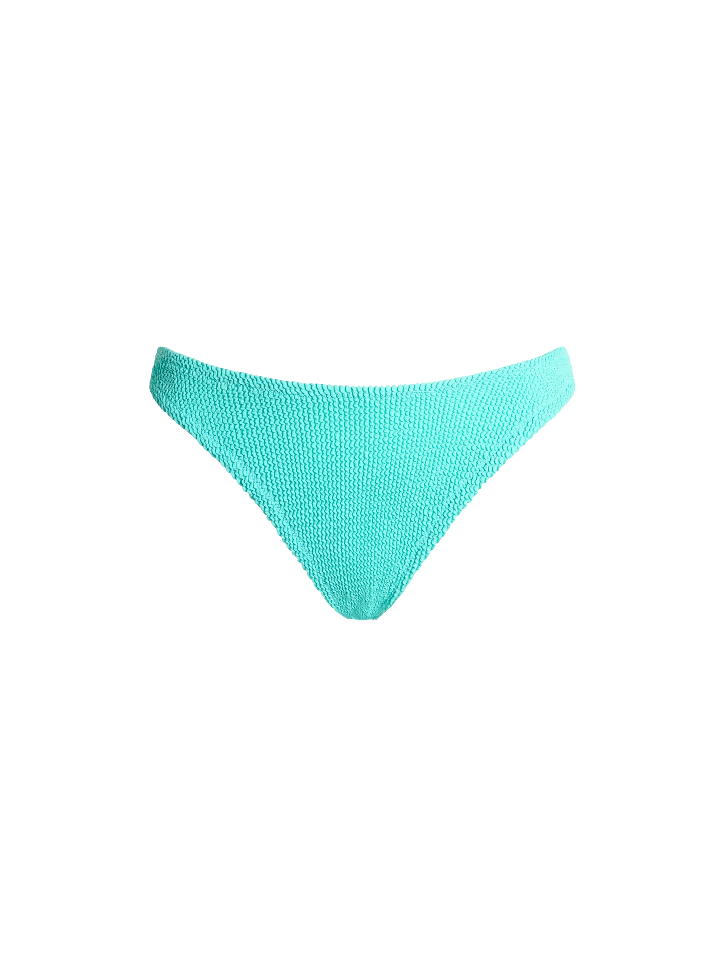 Wassergrüner klassischer Crinkle-Badeslip für Damen Elise
