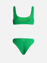 Bikini da donna classico verde crinkle Naima Elise