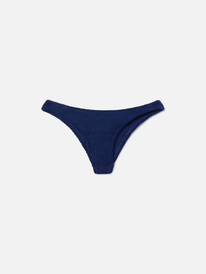 Naima Elise navy blue crinkle bikini