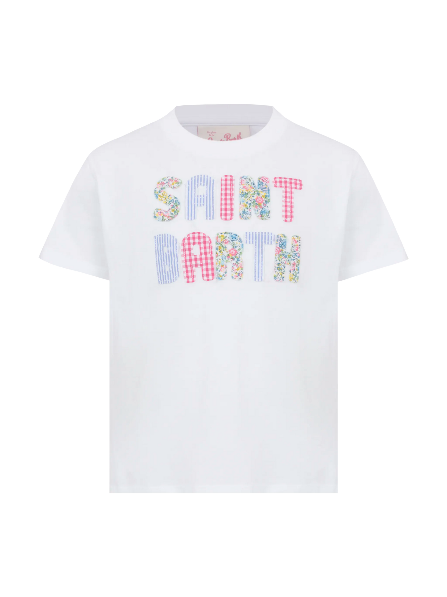T-shirt Elly in cotone con patch Saint Barth