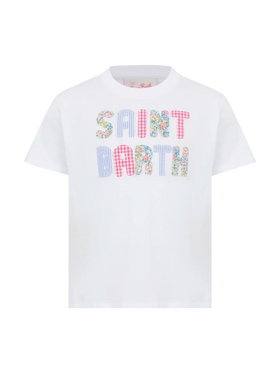 T-shirt Elly in cotone con patch Saint Barth