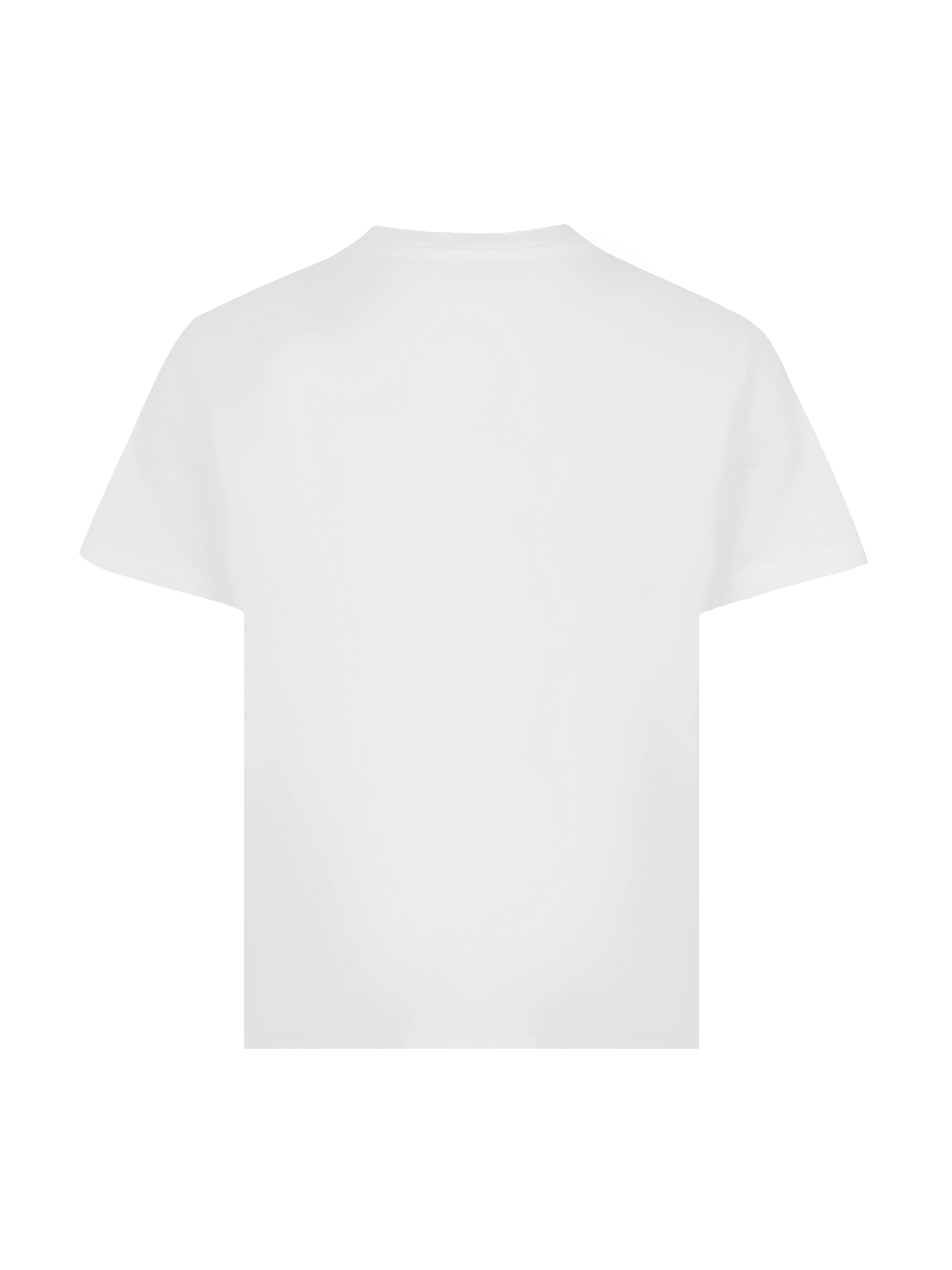 Elly cotton jersey crewneck t-shirt with Saint Barth sunset rhinestone desgin