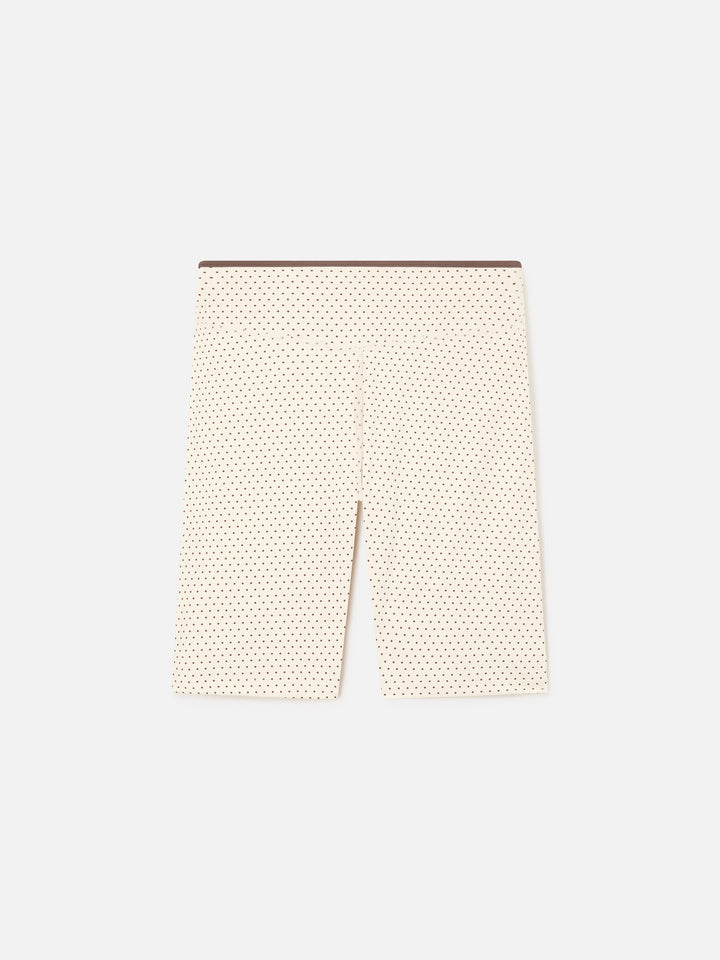 Eloira leggings with micro polka dot print