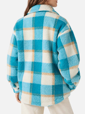 Sobrecamisa Elys de sherpa tartán 