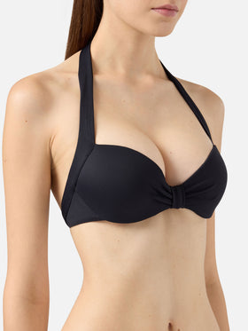 Bikini a bralette nero Emanuelle Orion